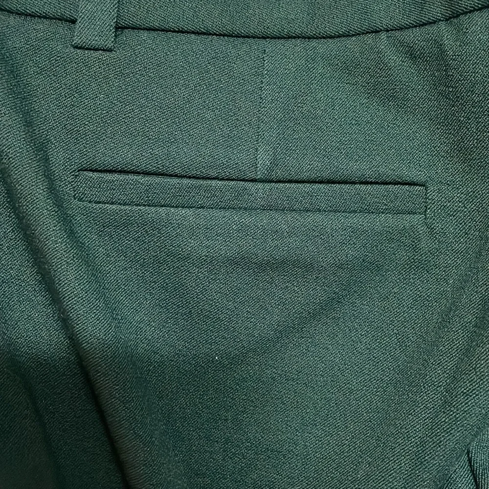 J. Crew Stretch size 00 Forest Green Low-rise Crop Super Stretchy Dress Pants